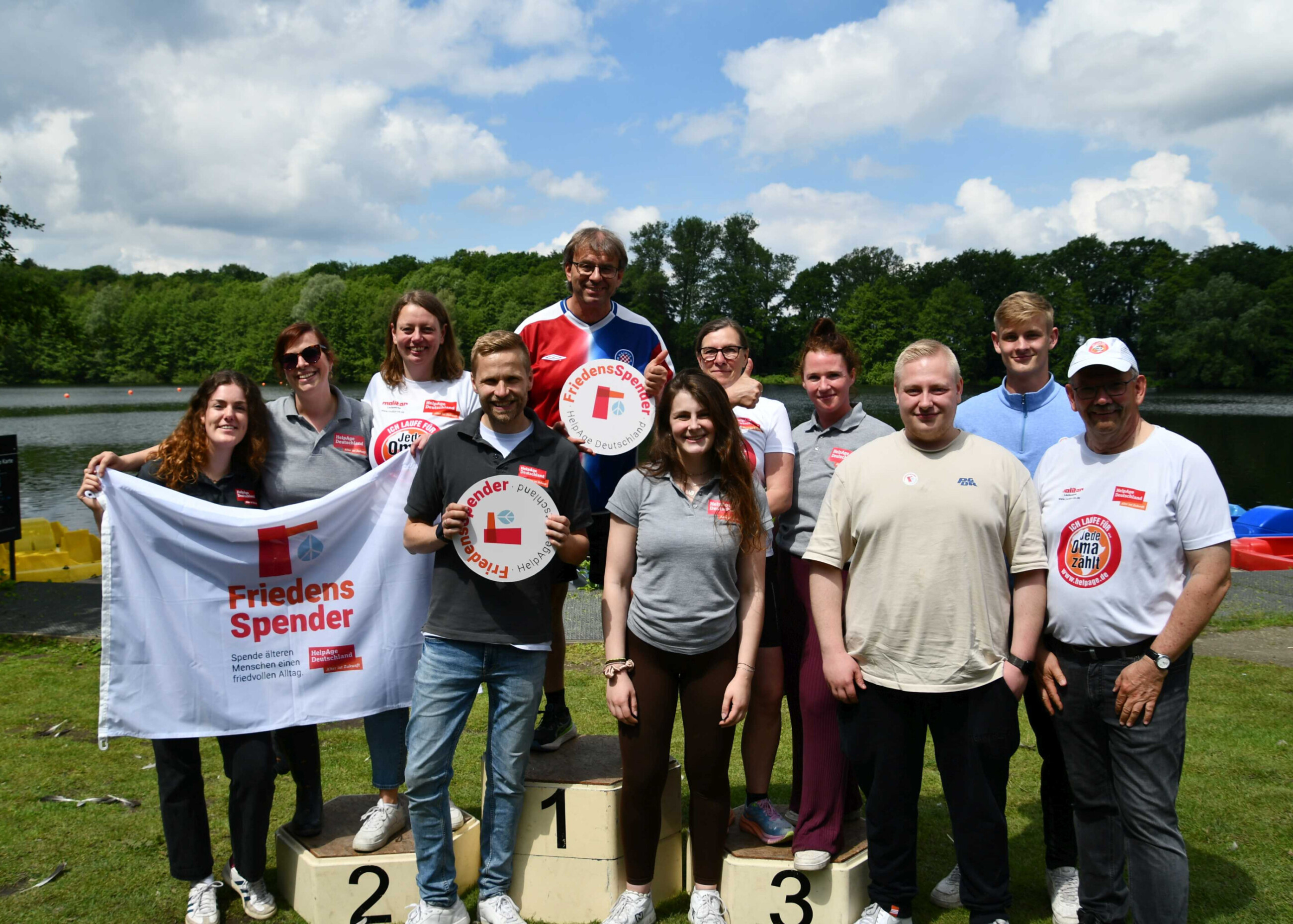 Team der Helfende vom Firmenstaffellauf