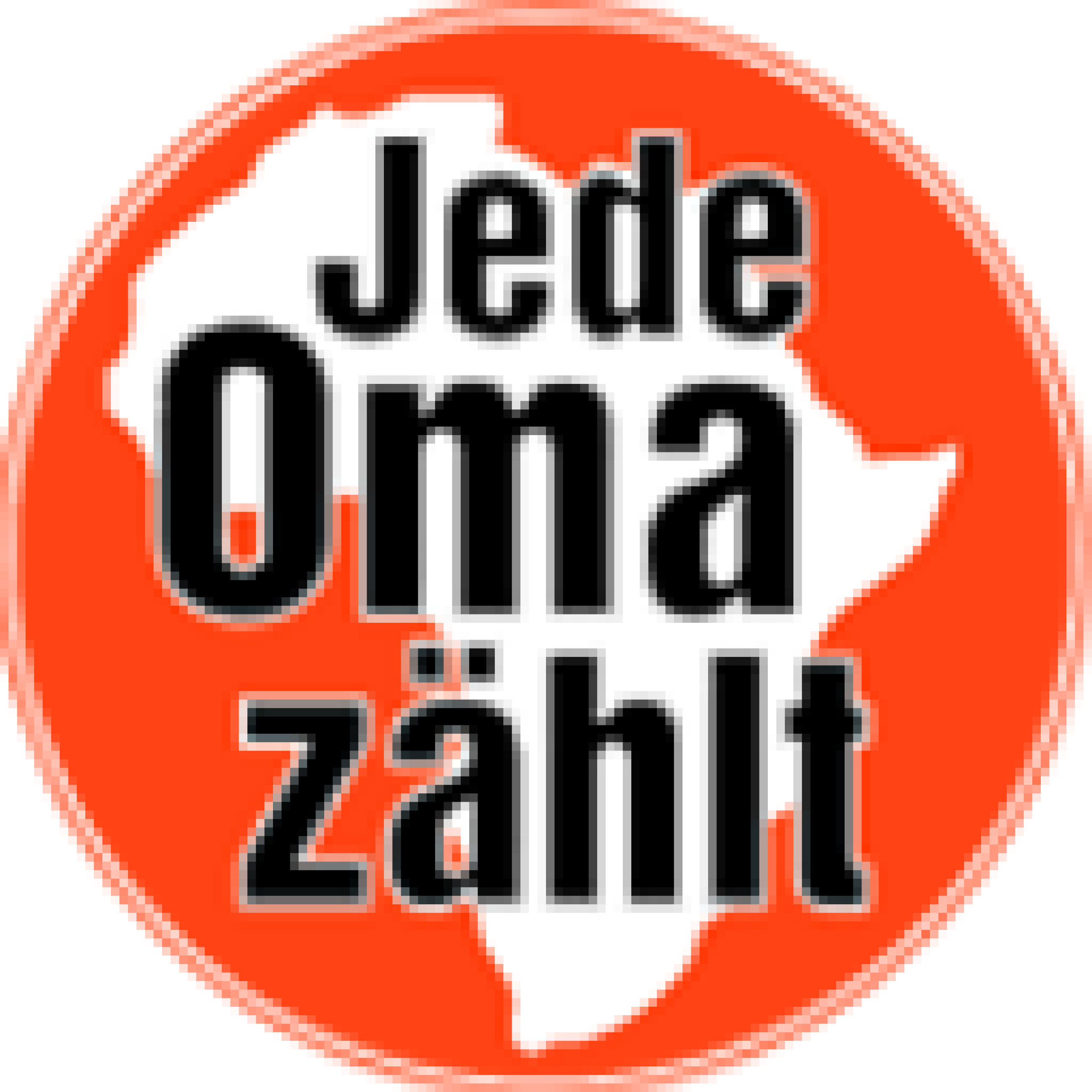 Logo von der Kampange "Jede Oma zählt"