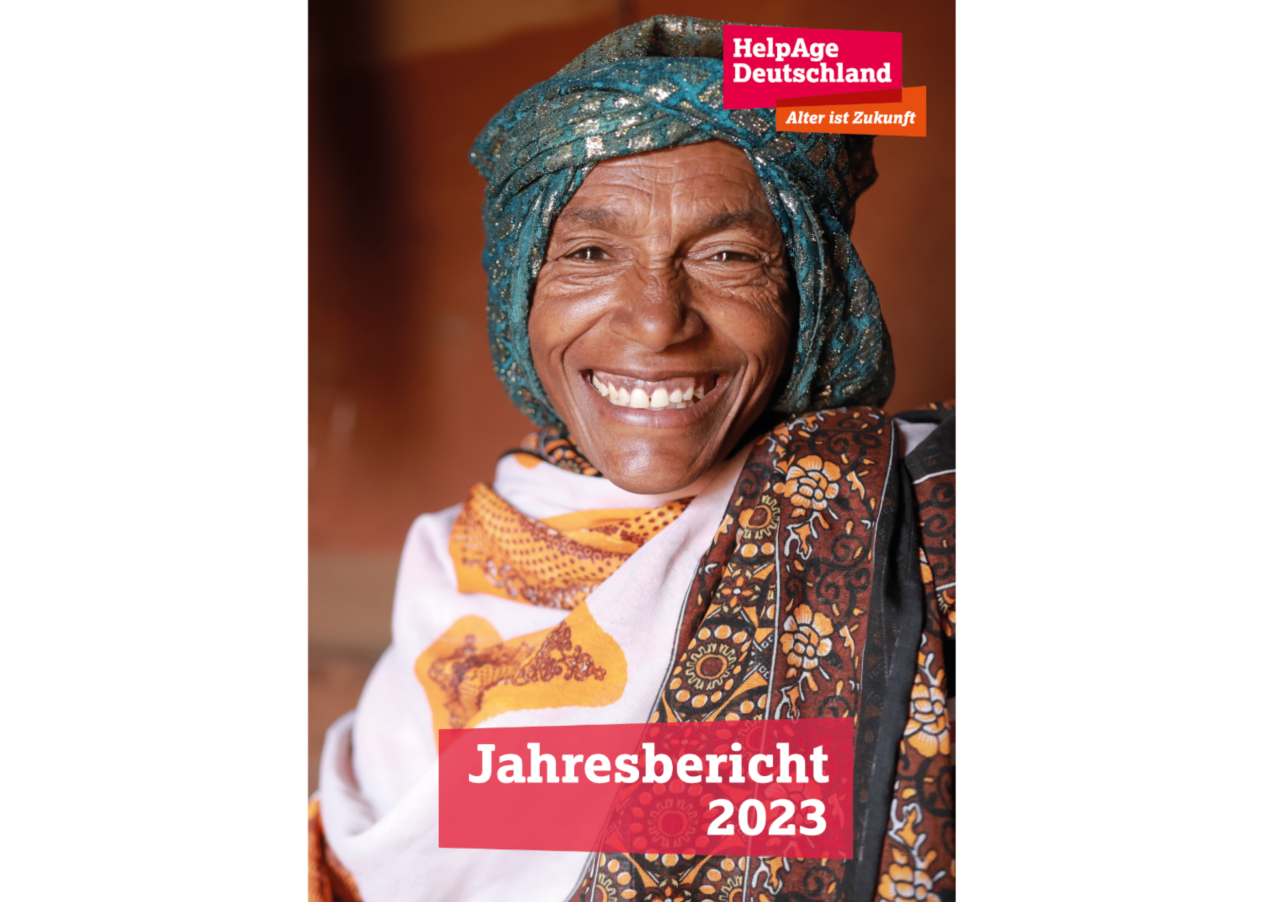 Titelbild vom HelpAge-Jahresbericht 2023